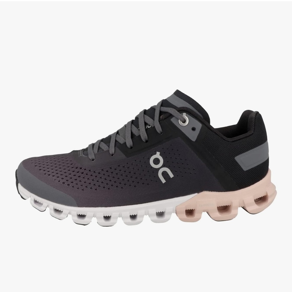 On Running Womens Cloudflow Mesh Rock Rose Trainers 7.5 US